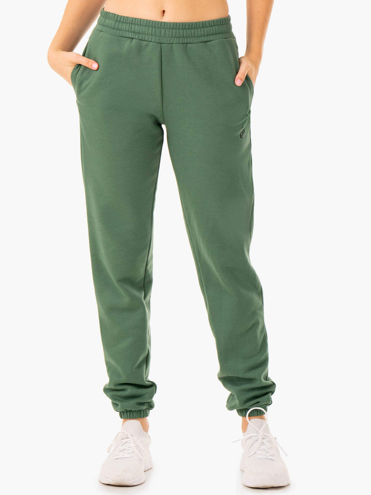 Pantalones Ryderwear Pista Hombre Verdes | LVFKN8502