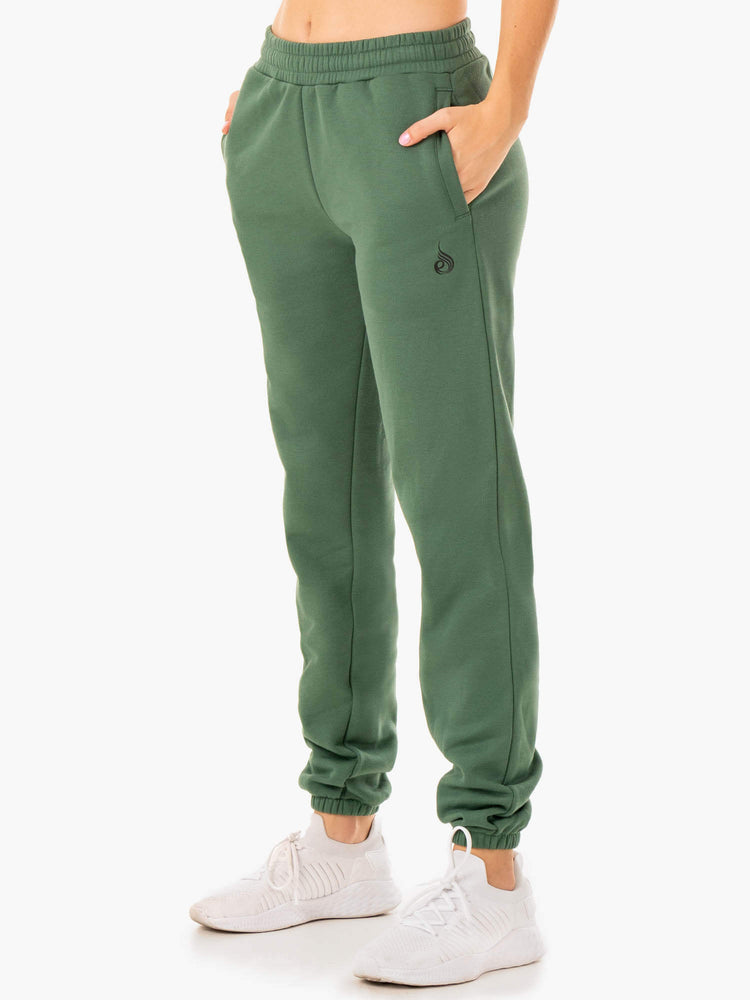 Pantalones Ryderwear Pista Hombre Verdes | LVFKN8502