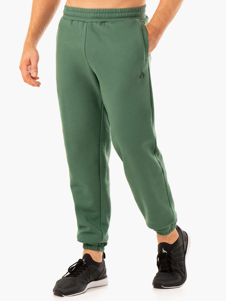 Pantalones Ryderwear Pista Hombre Verdes | LVFKN8502