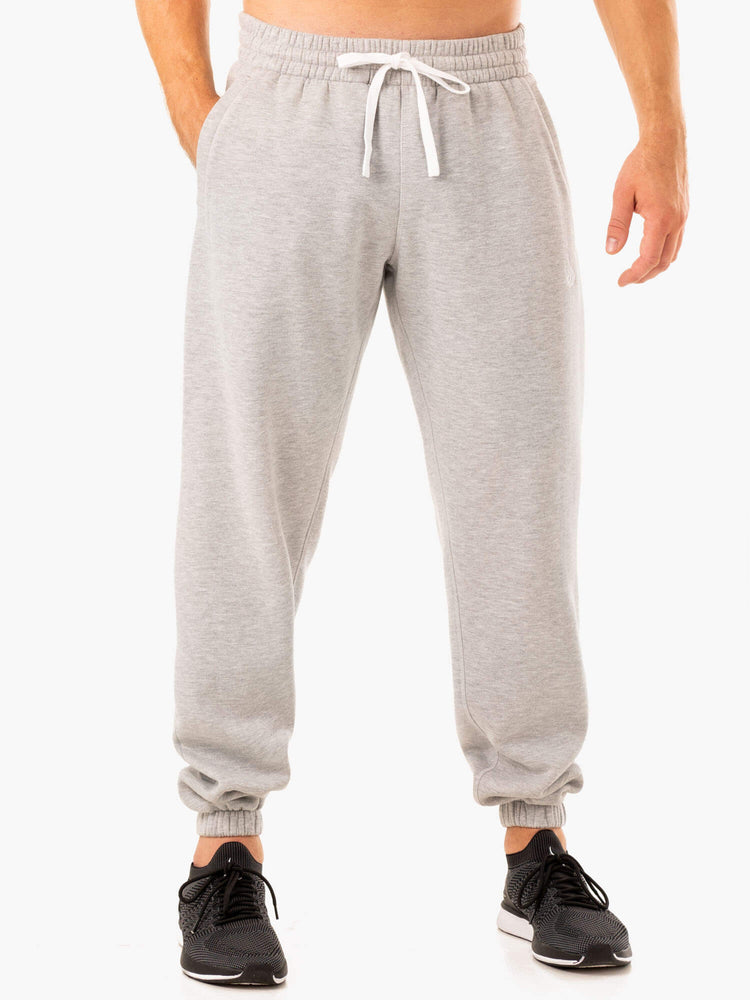Pantalones Ryderwear Recharge Relaxed Pista Hombre Grises | SMPLQ4835