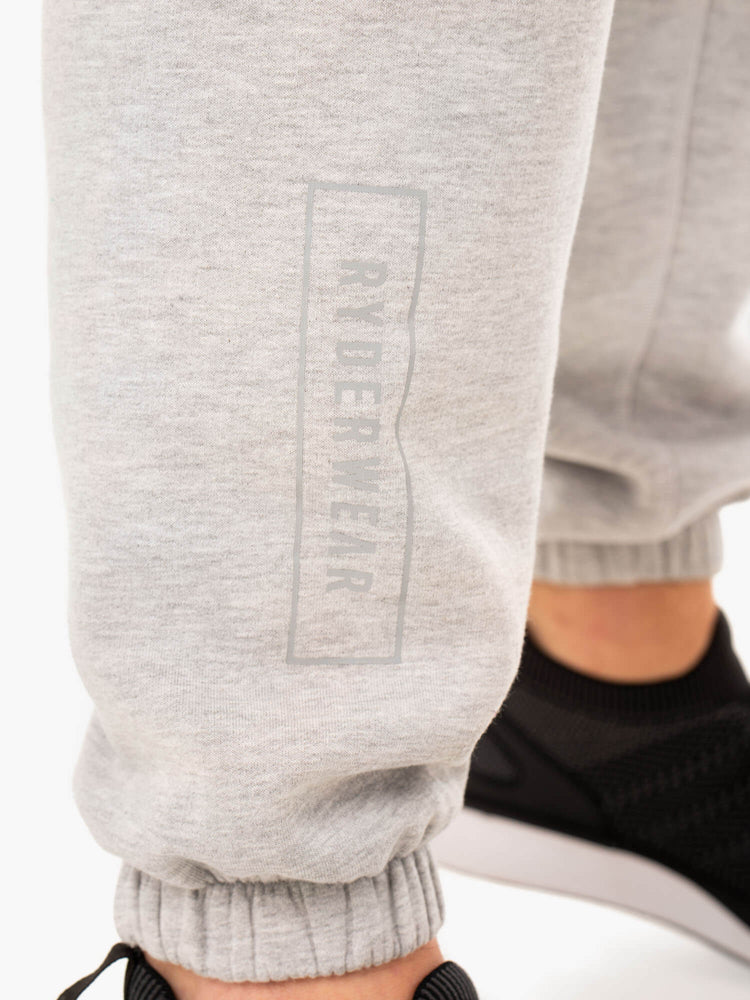 Pantalones Ryderwear Recharge Relaxed Pista Hombre Grises | SMPLQ4835