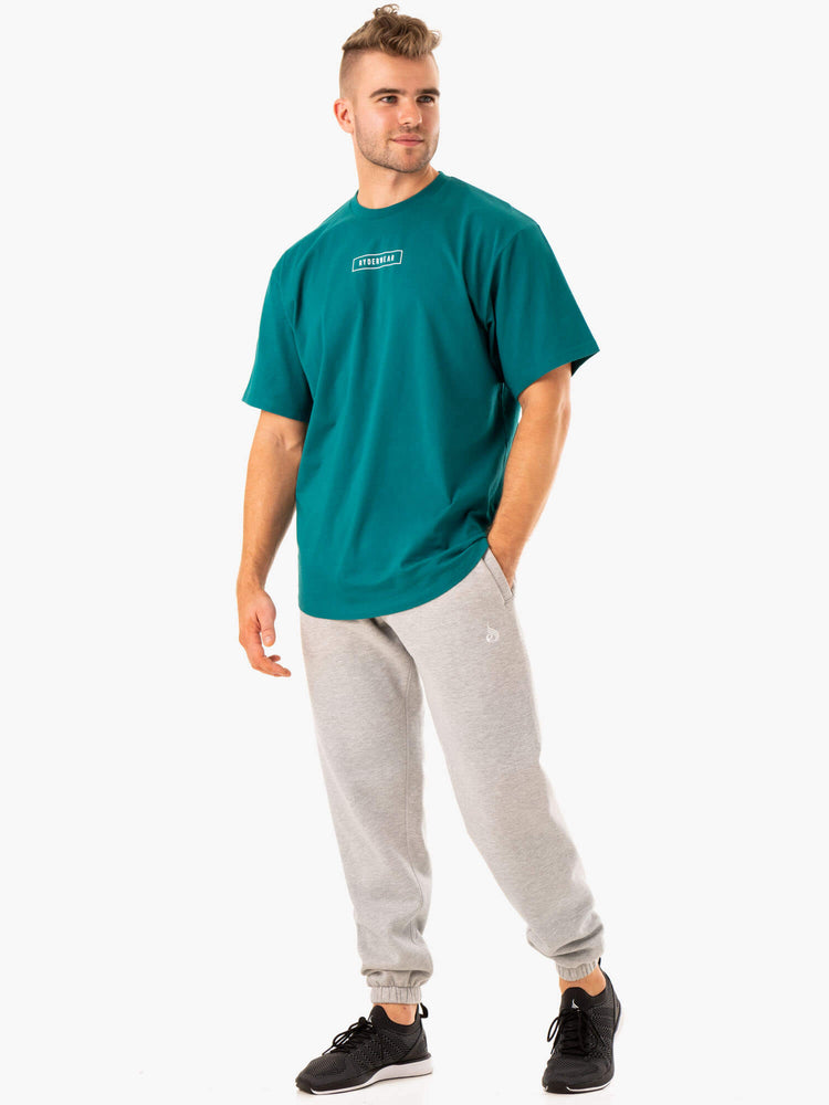 Pantalones Ryderwear Recharge Relaxed Pista Hombre Grises | SMPLQ4835