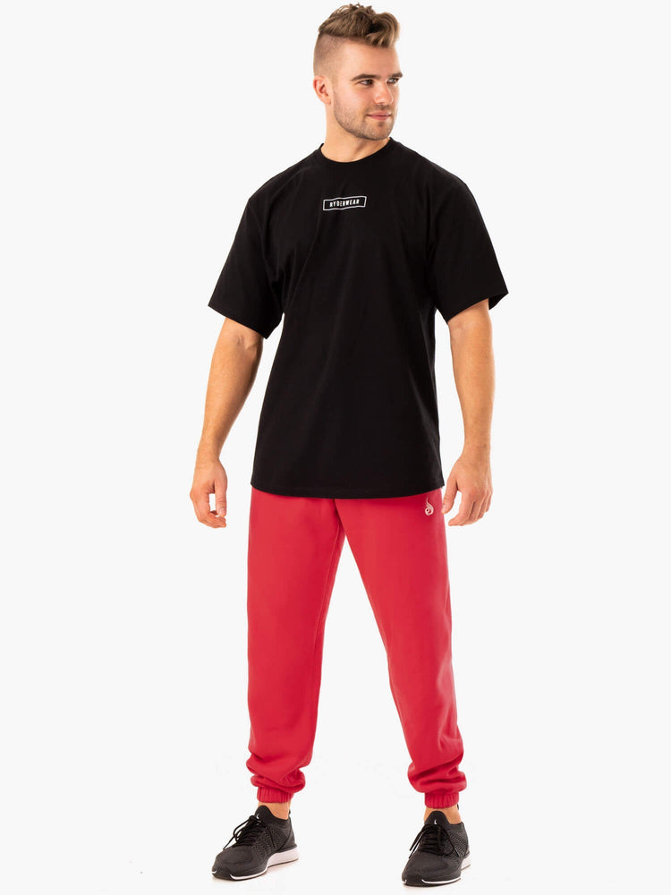 Pantalones Ryderwear Recharge Relaxed Pista Hombre Rojos | UDLTE1965