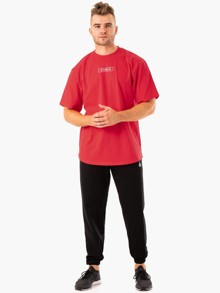 Pantalones Ryderwear Recharge Relaxed Pista Hombre Negros | VBAFD3074