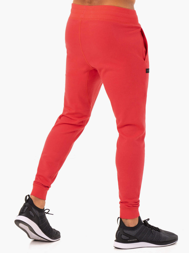 Pantalones Ryderwear Recharge Tapered Pista Hombre Rojos | LQVCP8276