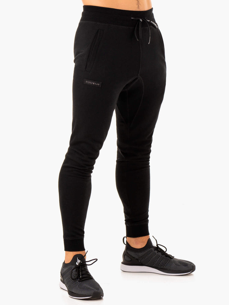 Pantalones Ryderwear Recharge Tapered Pista Hombre Negros | RZYNM8241
