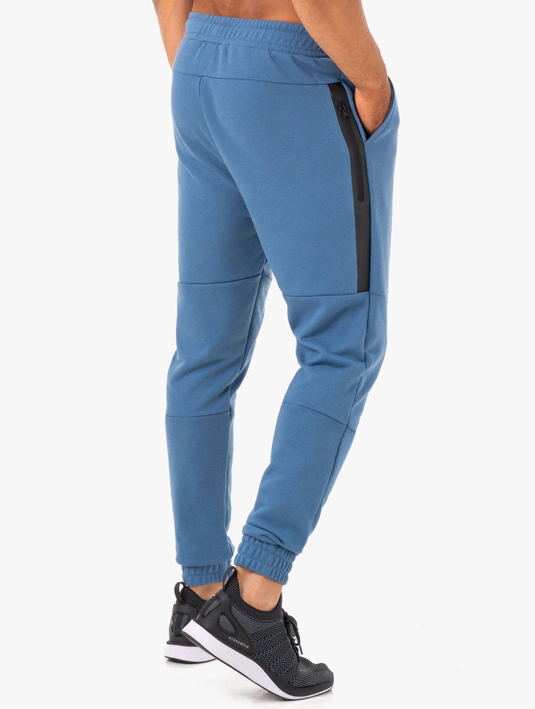Pantalones Ryderwear Restore Fleece Pista Hombre Azules | OGEXK5310