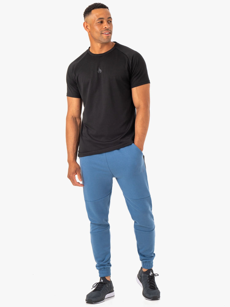 Pantalones Ryderwear Restore Fleece Pista Hombre Azules | OGEXK5310