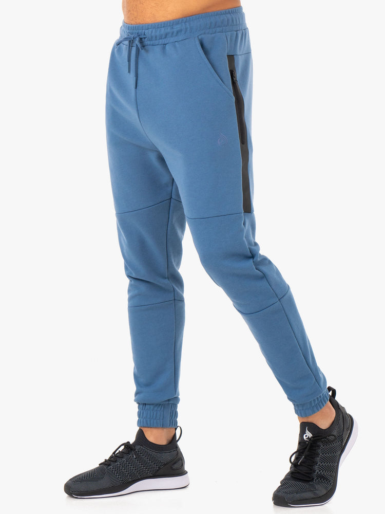 Pantalones Ryderwear Restore Fleece Pista Hombre Azules | OGEXK5310