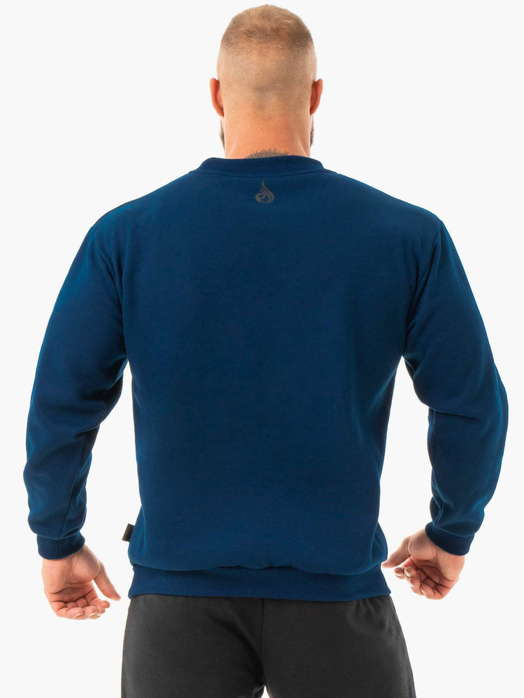 Pullover Ryderwear Force Hombre Azul Marino | RAHPG8495