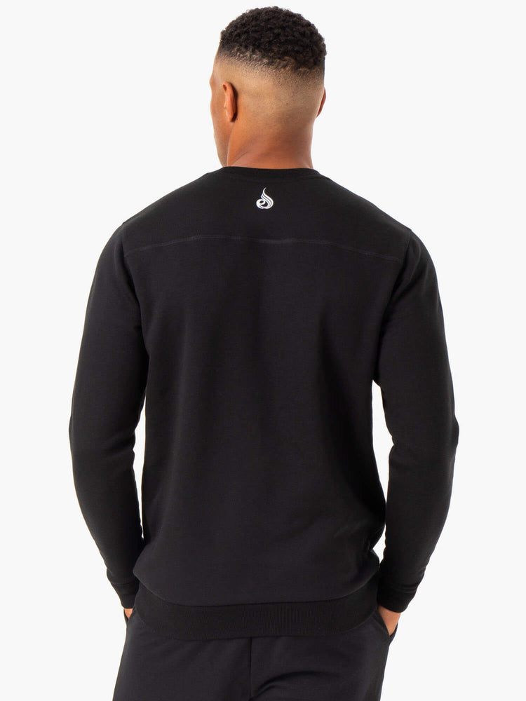 Pullover Ryderwear Recharge Hombre Negros | WZVTL7569
