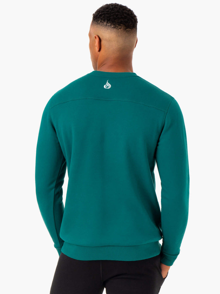 Pullover Ryderwear Recharge Hombre Turquesa | ZMSGT0452