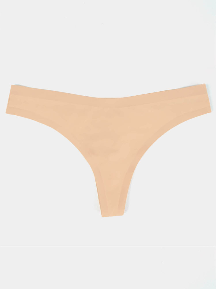 Ropa Interior Ryderwear Seamless Twin Pack Mujer Beige | CHEFB4820