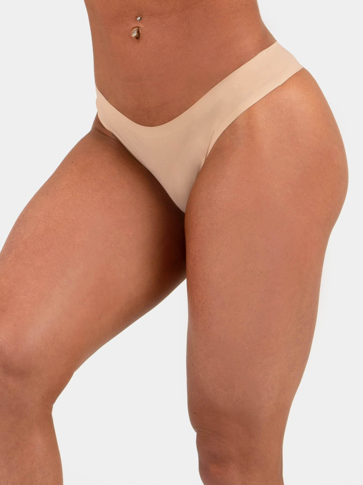 Ropa Interior Ryderwear Seamless Twin Pack Mujer Beige | CHEFB4820