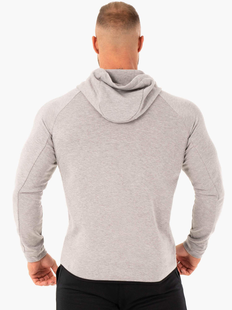 Sudadera Con Capucha Ryderwear Atléticos Zip Up Hombre Grises | CSZEB1097