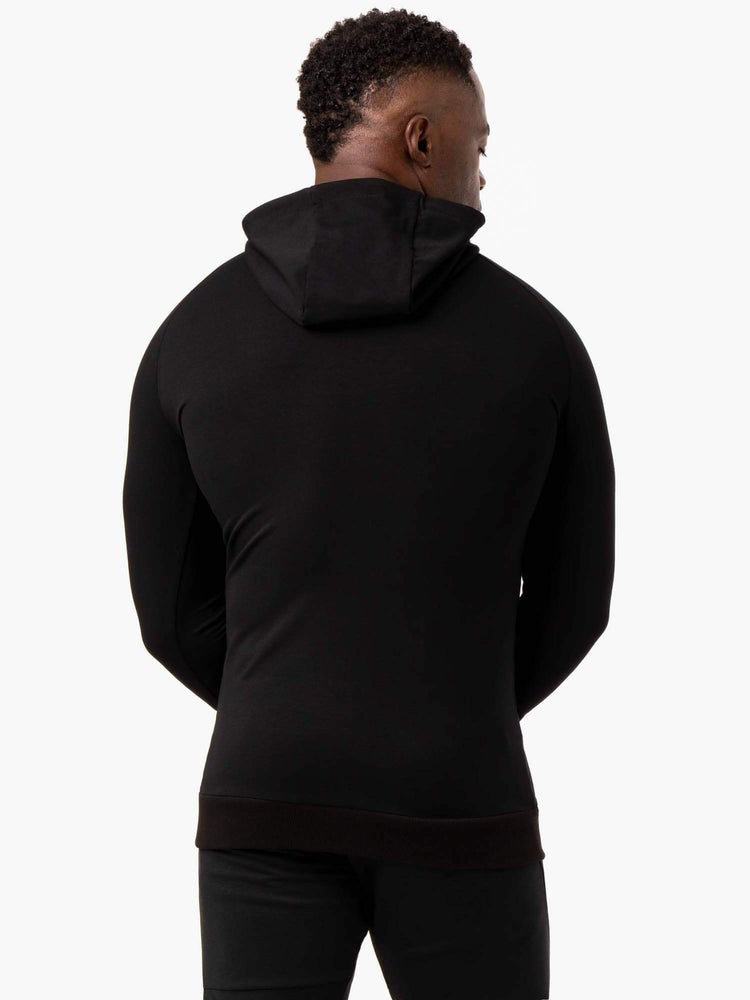 Sudadera Con Capucha Ryderwear Critical Zip Up Hombre Negros | XTIGM0358