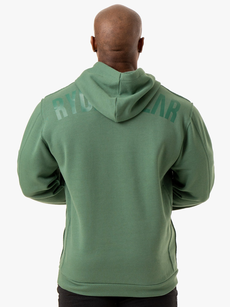 Sudadera Con Capucha Ryderwear Force Pullover Hombre Verdes | MGWPQ8239