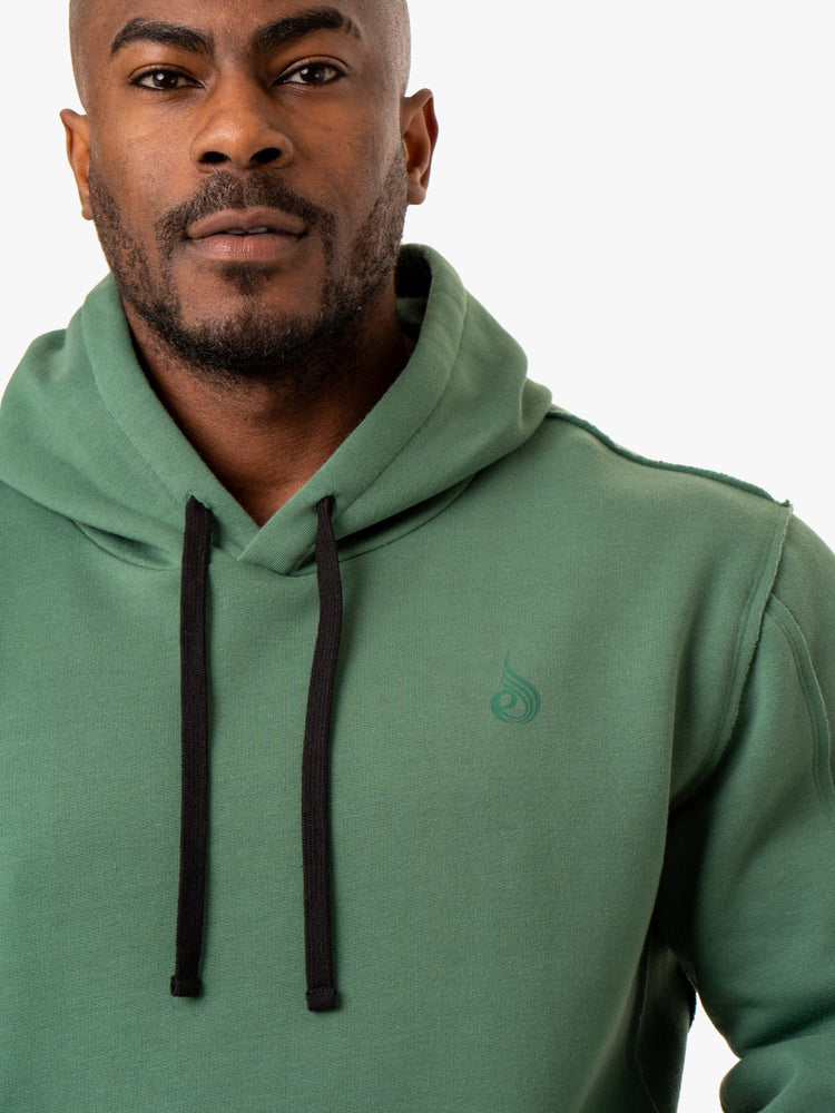 Sudadera Con Capucha Ryderwear Force Pullover Hombre Verdes | MGWPQ8239