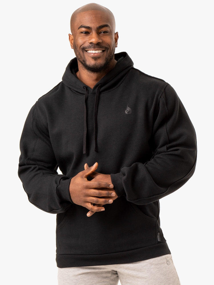 Sudadera Con Capucha Ryderwear Force Pullover Hombre Negros | QTKPJ8415
