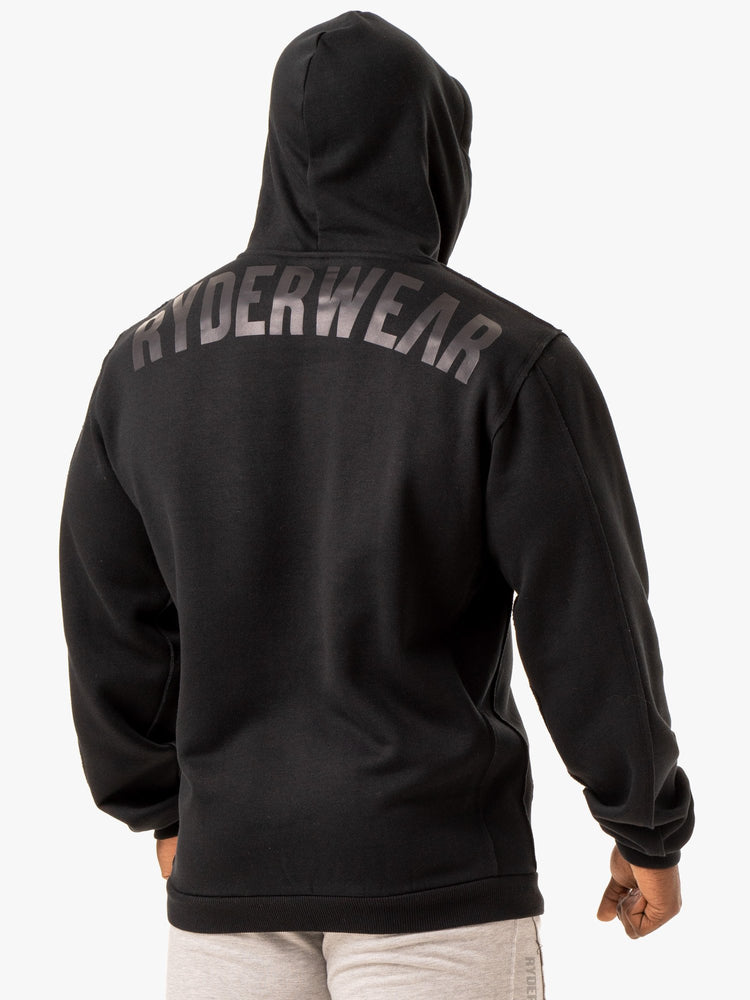 Sudadera Con Capucha Ryderwear Force Pullover Hombre Negros | QTKPJ8415
