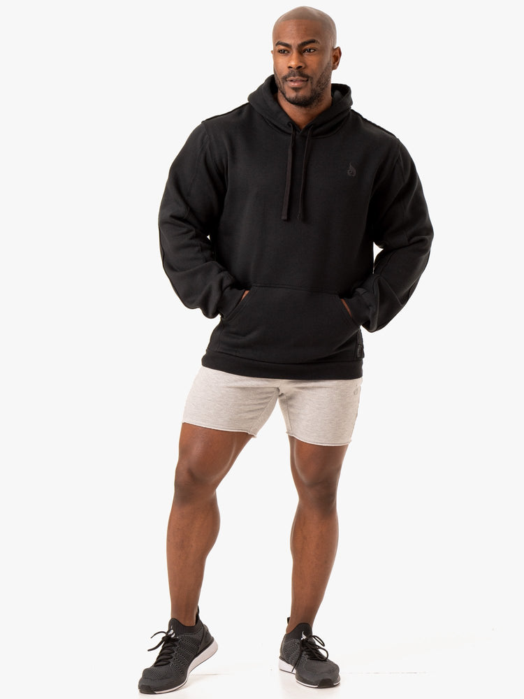 Sudadera Con Capucha Ryderwear Force Pullover Hombre Negros | QTKPJ8415