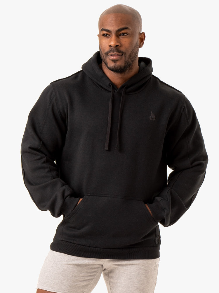 Sudadera Con Capucha Ryderwear Force Pullover Hombre Negros | QTKPJ8415