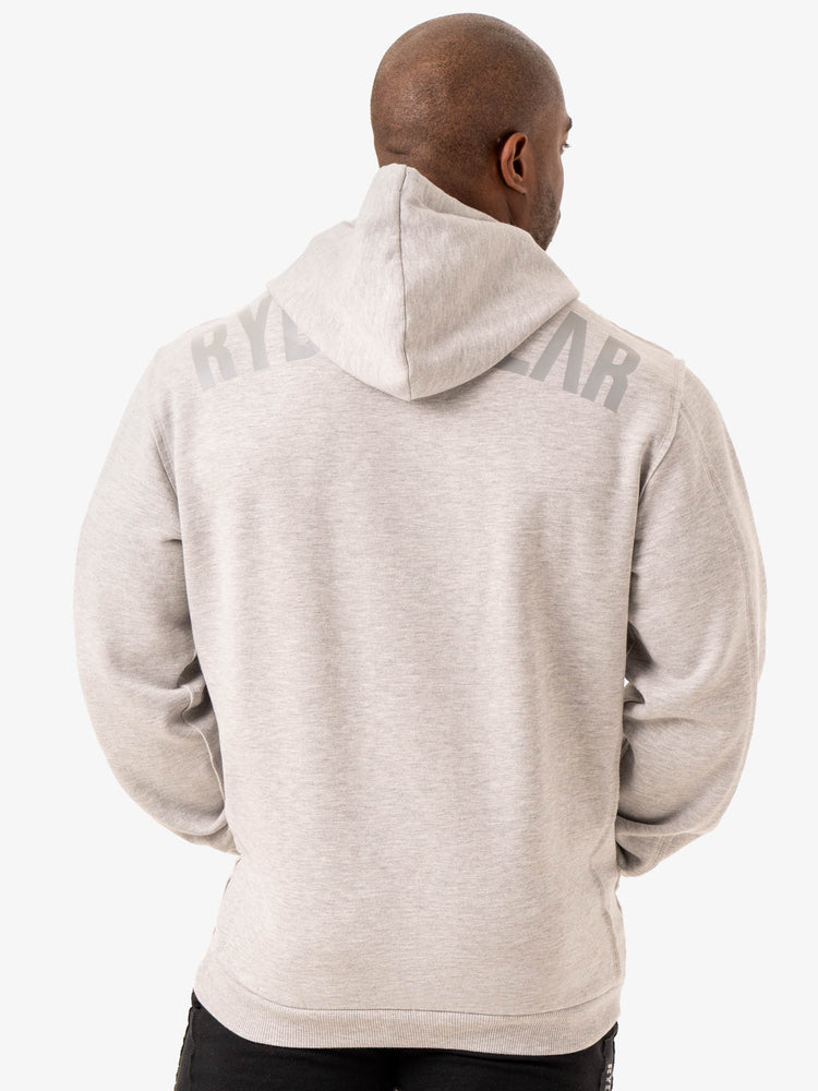 Sudadera Con Capucha Ryderwear Force Pullover Hombre Grises | XITMB2304