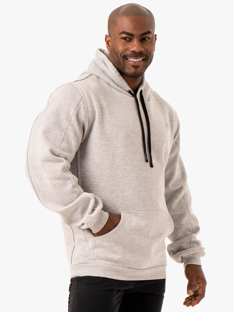 Sudadera Con Capucha Ryderwear Force Pullover Hombre Grises | XITMB2304