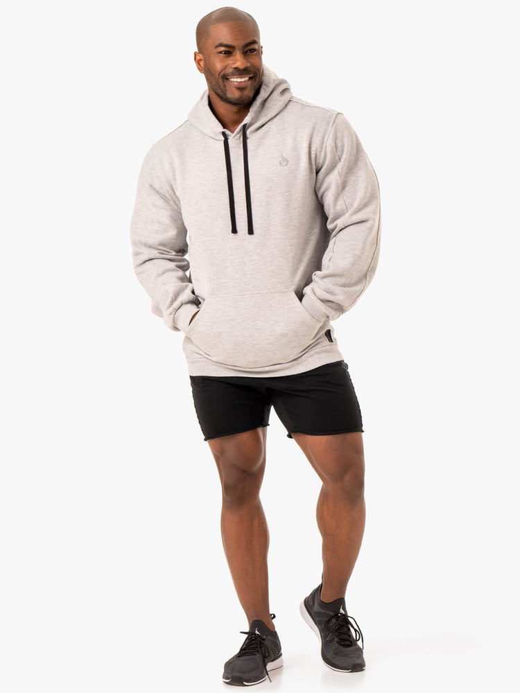 Sudadera Con Capucha Ryderwear Force Pullover Hombre Grises | XITMB2304