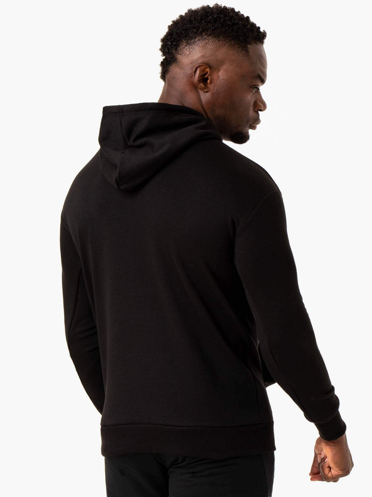 Sudadera Con Capucha Ryderwear Impact Pullover Hombre Negros | BAOMY6041