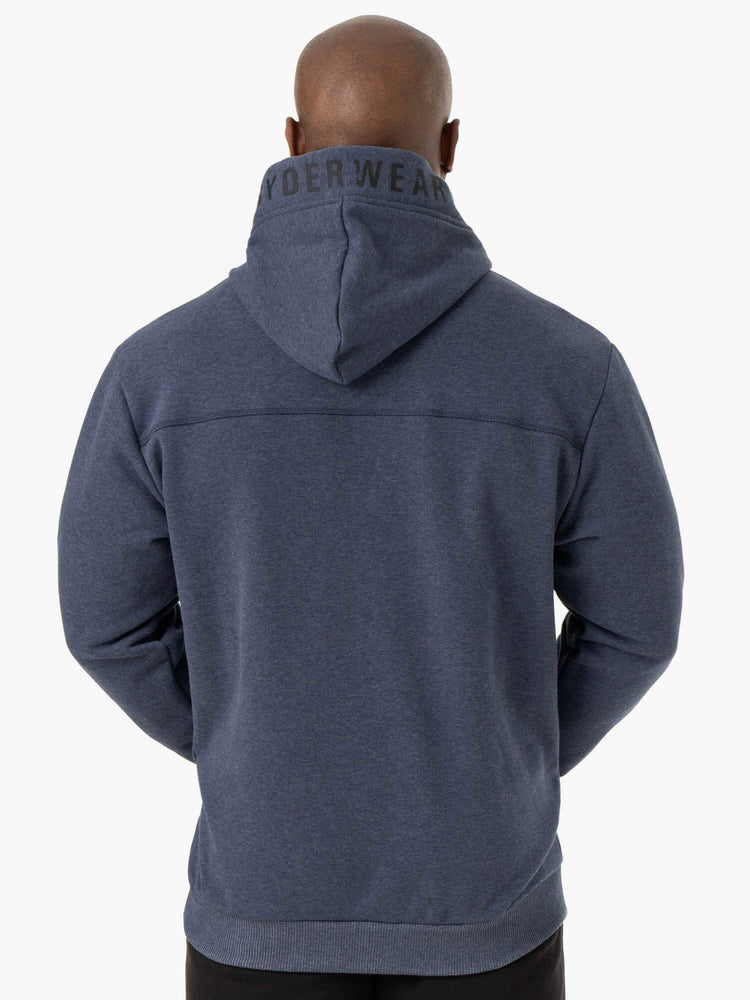 Sudadera Con Capucha Ryderwear Iron Pullover Hombre Azul Marino | DGSFV2419