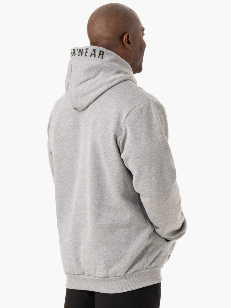 Sudadera Con Capucha Ryderwear Iron Pullover Hombre Grises | YJVDI9805