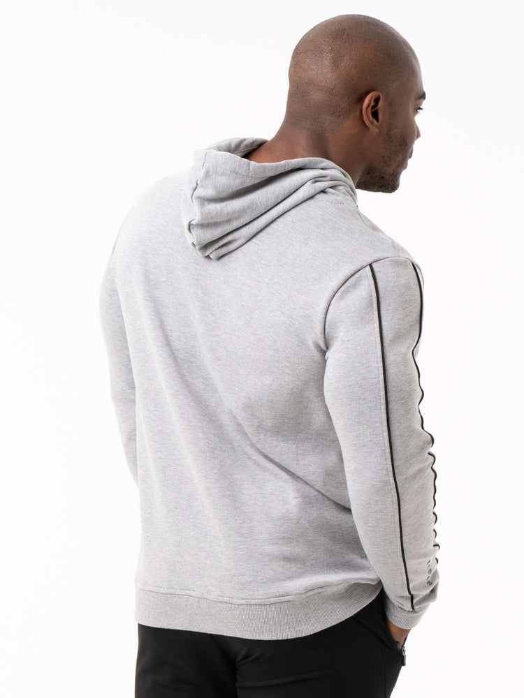Sudadera Con Capucha Ryderwear Power Pullover Hombre Grises | CHDLY2479
