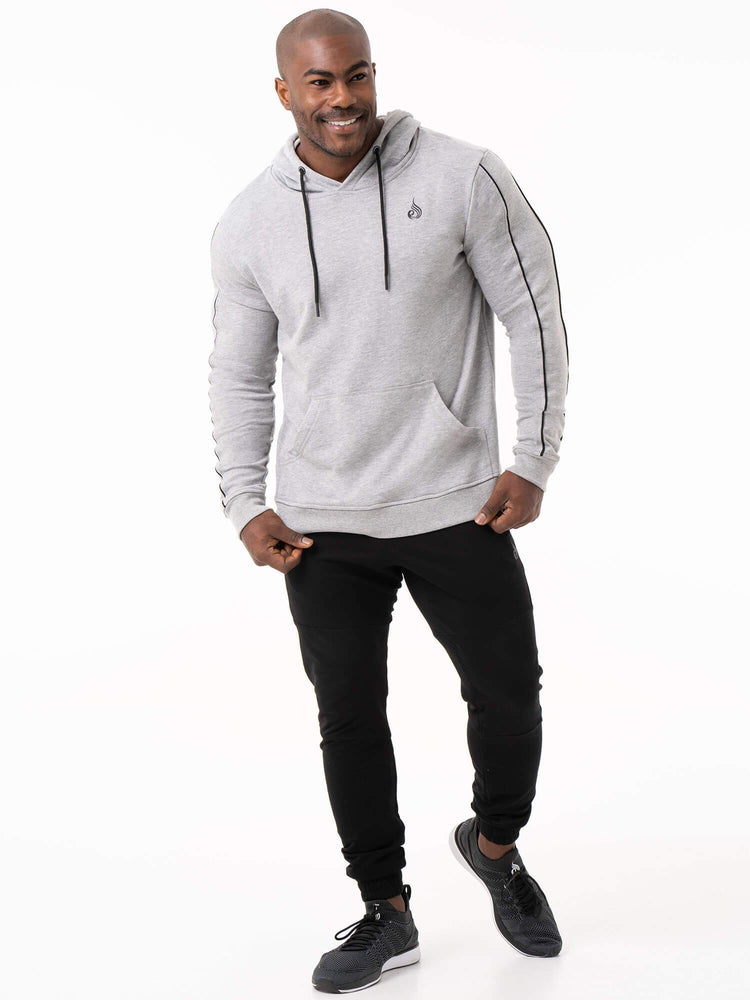 Sudadera Con Capucha Ryderwear Power Pullover Hombre Grises | CHDLY2479