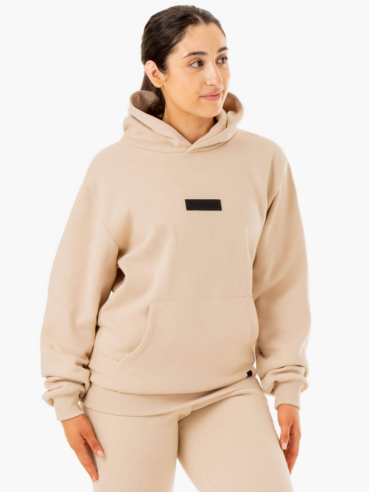 Sudadera Con Capucha Ryderwear Pullover Mujer Marrom | ETBUH9615