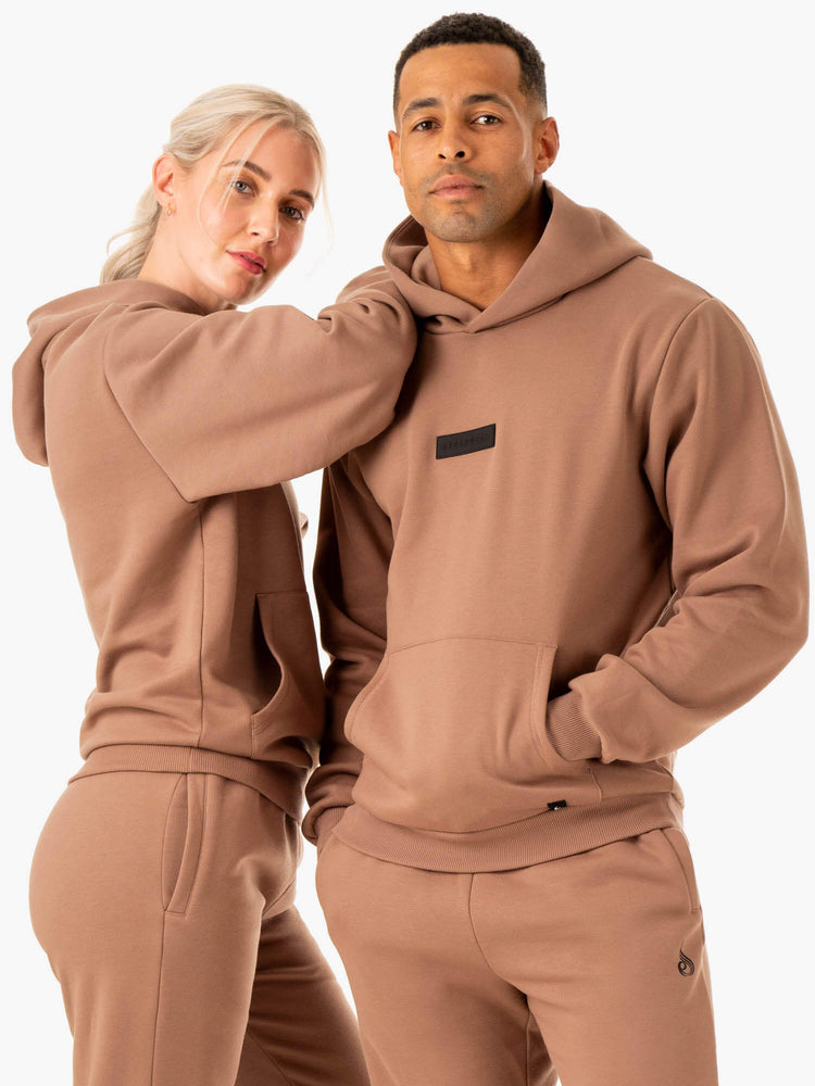 Sudadera Con Capucha Ryderwear Pullover Mujer Beige | PGJSC2138