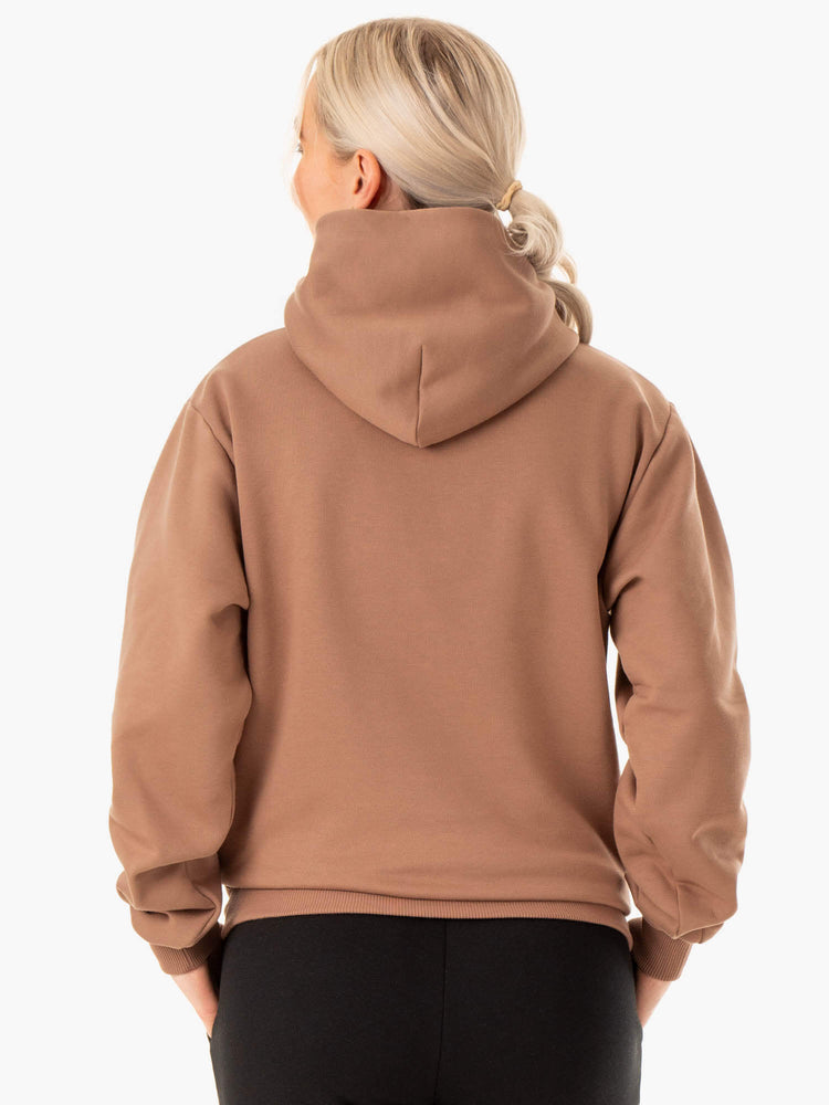 Sudadera Con Capucha Ryderwear Pullover Mujer Beige | PGJSC2138