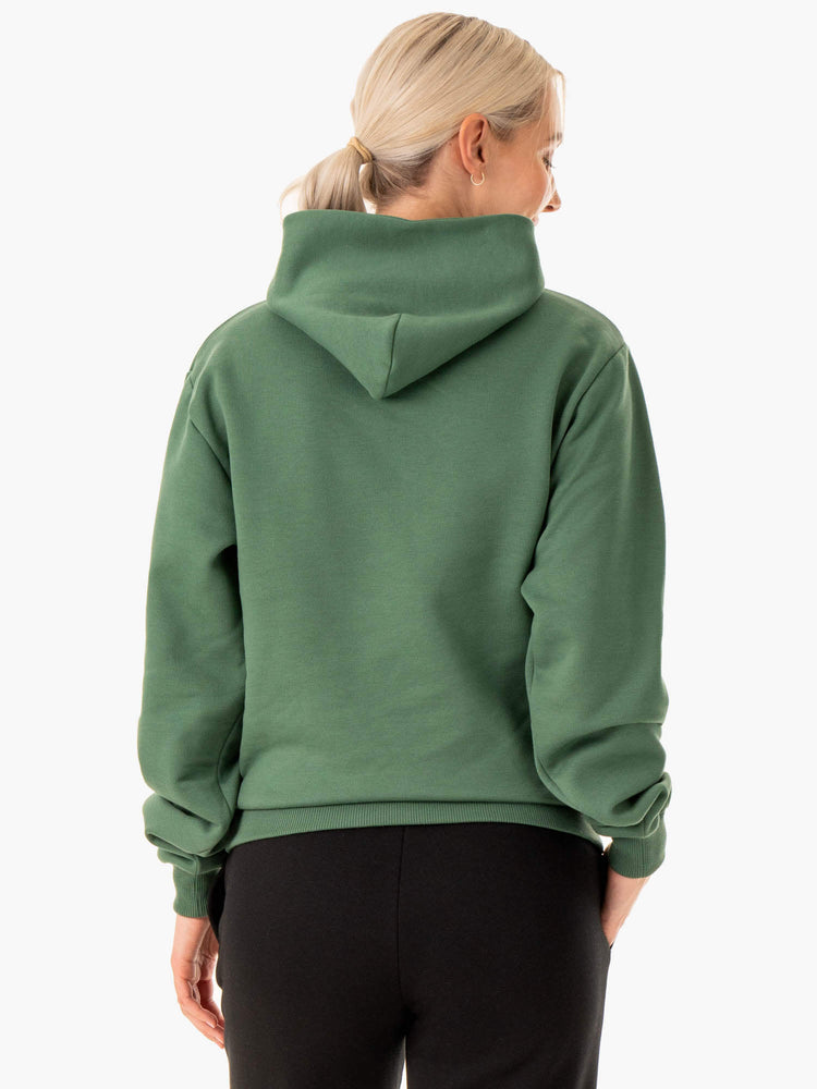 Sudadera Con Capucha Ryderwear Pullover Hombre Verdes | VTSGY2691