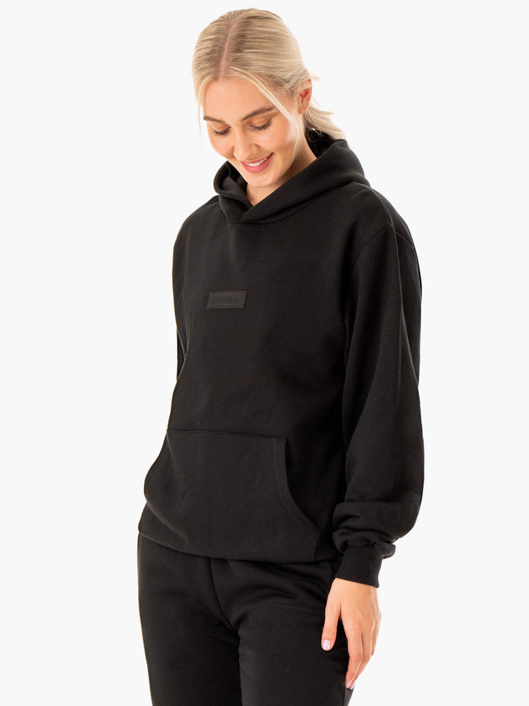 Sudadera Con Capucha Ryderwear Pullover Hombre Negros | YFCIM9270