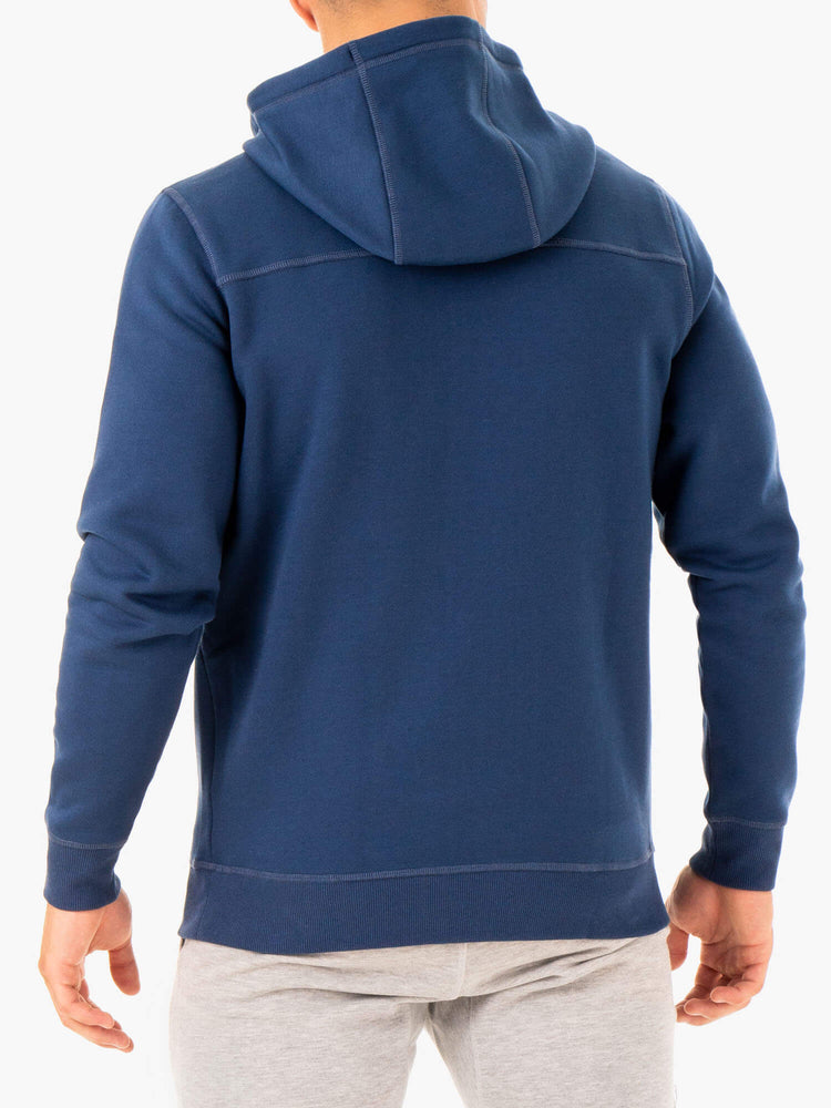 Sudadera Con Capucha Ryderwear Recharge Zip Up Hombre Azules | TDCUY7394
