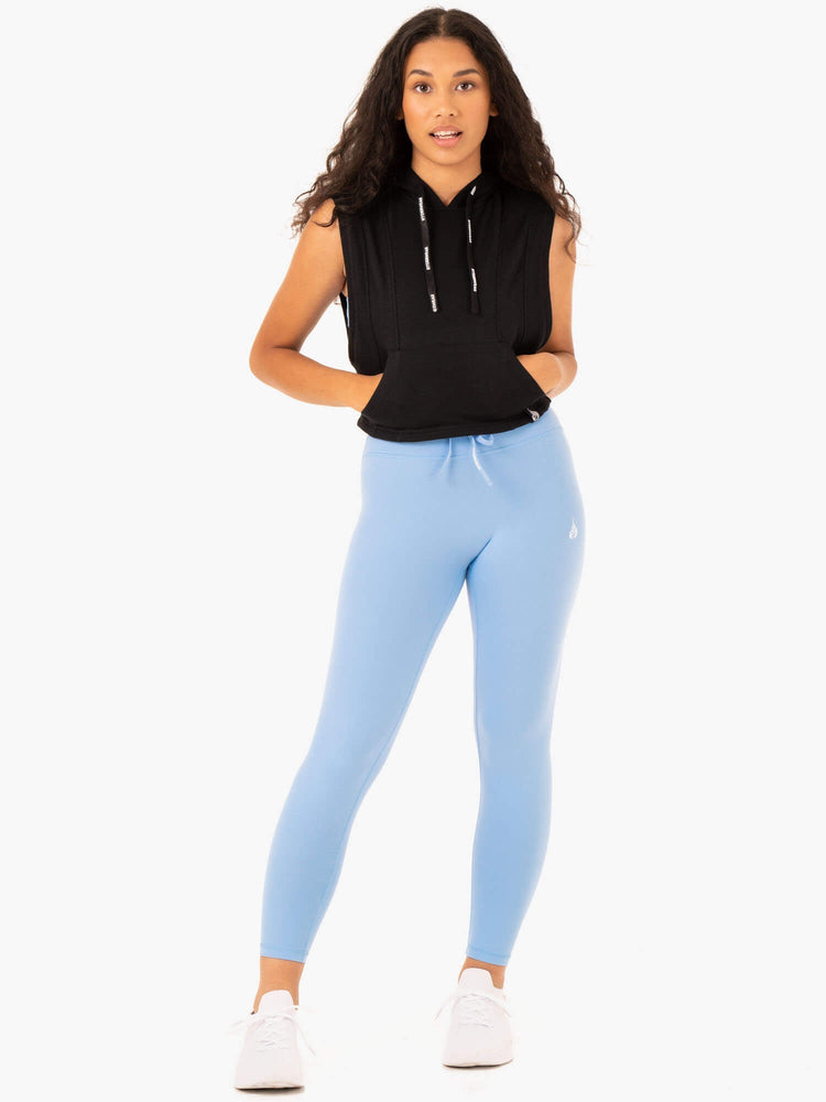 Sudadera Con Capucha Ryderwear Replay Sin Manga Mujer Negros | VKIFY8206