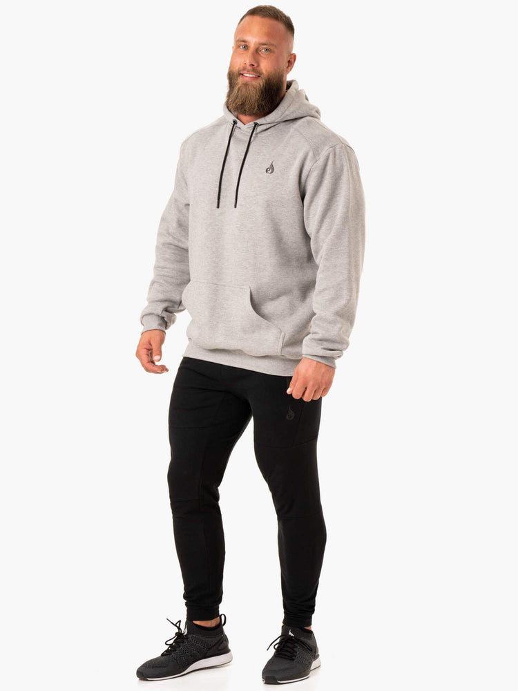 Sudadera Con Capucha Ryderwear Reset Pullover Hombre Grises | EKJIM8461