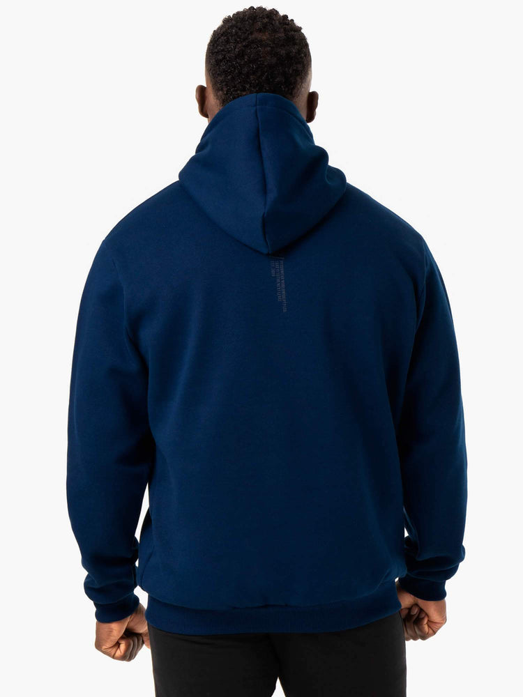 Sudadera Con Capucha Ryderwear Reset Pullover Hombre Azules | SPOHW0948