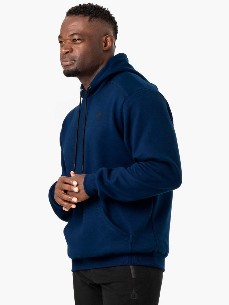 Sudadera Con Capucha Ryderwear Reset Pullover Hombre Azules | SPOHW0948