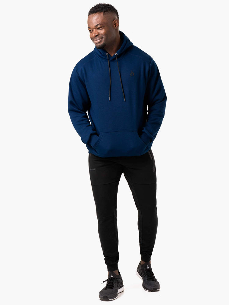 Sudadera Con Capucha Ryderwear Reset Pullover Hombre Azules | SPOHW0948