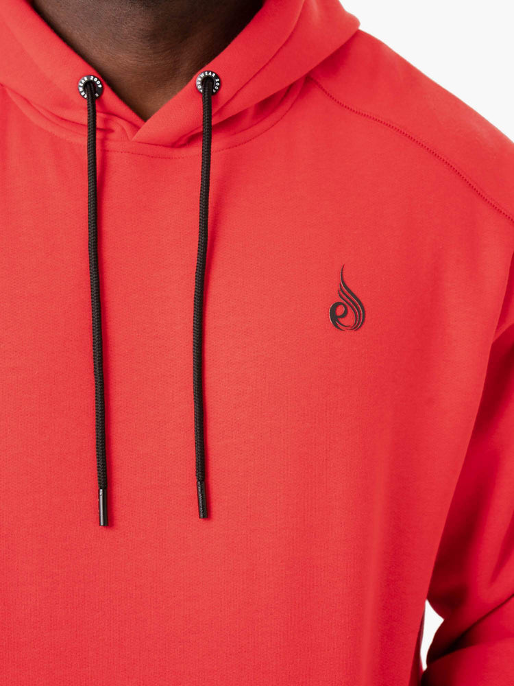 Sudadera Con Capucha Ryderwear Reset Pullover Hombre Rojos | VEXSK0219