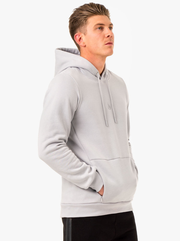 Sudadera Con Capucha Ryderwear Restore Pullover Hombre Grises | GHJMN0576