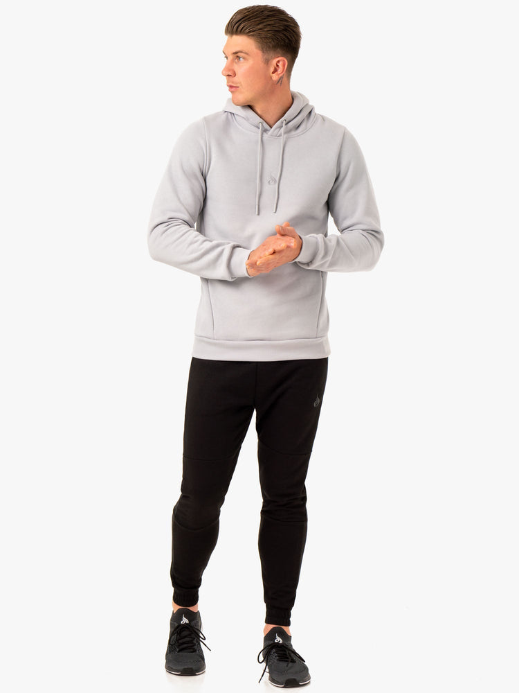 Sudadera Con Capucha Ryderwear Restore Pullover Hombre Grises | GHJMN0576