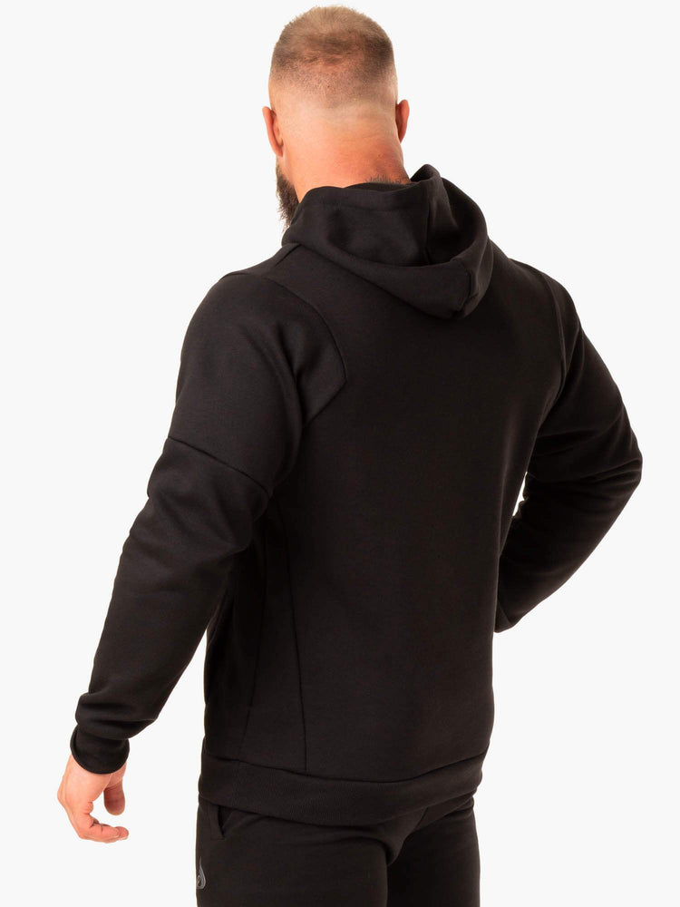 Sudadera Con Capucha Ryderwear Rwxkg Fleece Hombre Negros | GMWCT5781