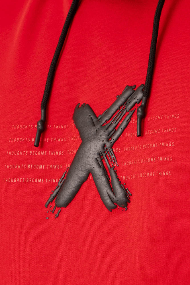 Sudadera Con Capucha Ryderwear Rwxkg Fleece Hombre Rojos | VCTSO9721